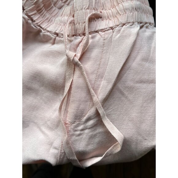 Elastic Waist Ruffled Hem Pink Shorts with Pockets Size 18/20 - Picture 4 of 10